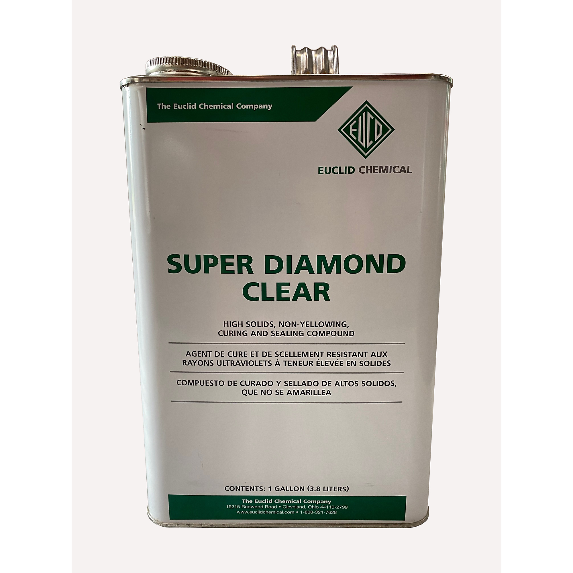 Euclid Super Diamond Clear Solvent Based Curing and Sealing Compound 1 Gallon